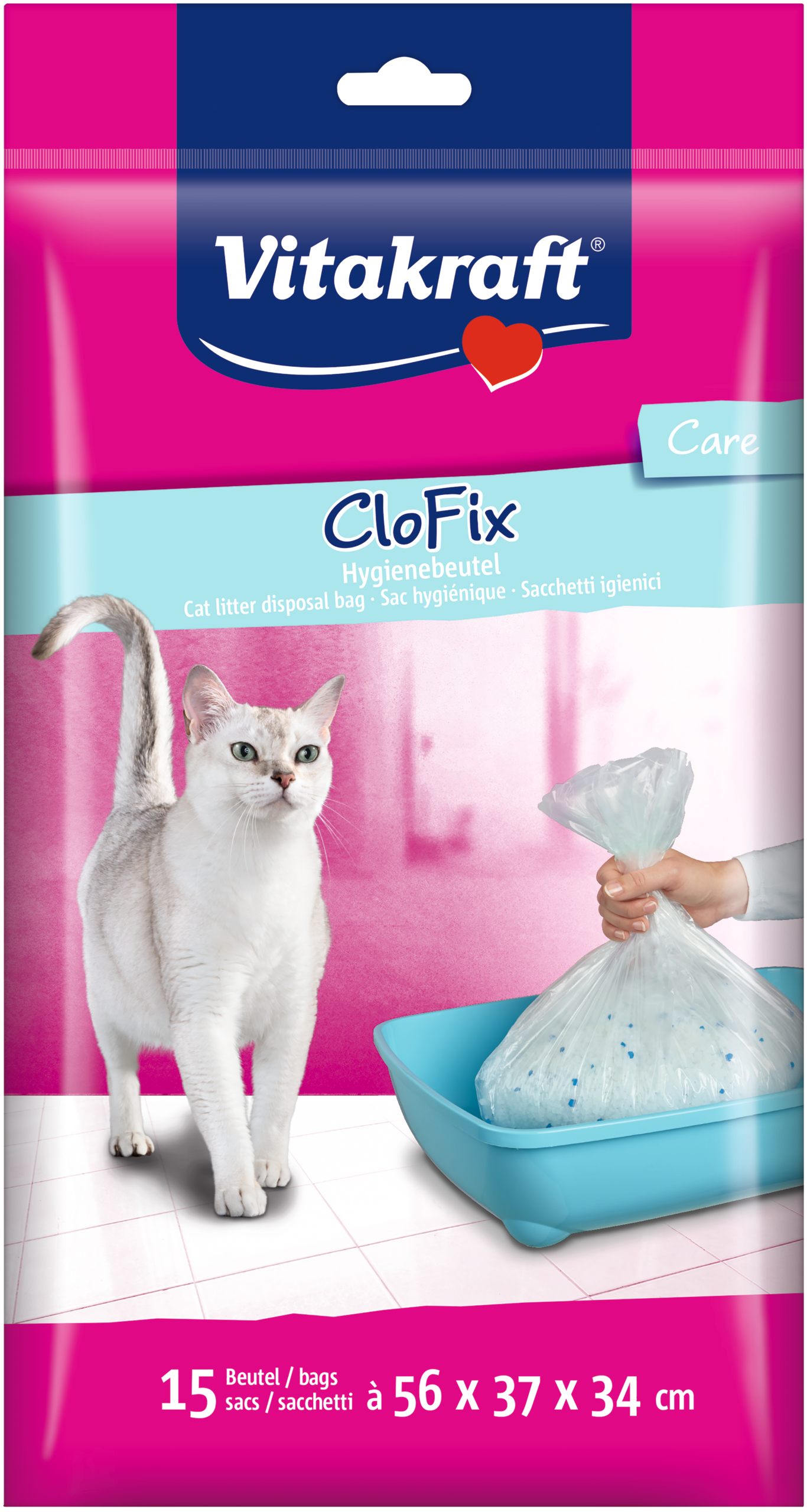 Clo-Fix Sachets Pour Bac A Litière P/15 Vitakraft