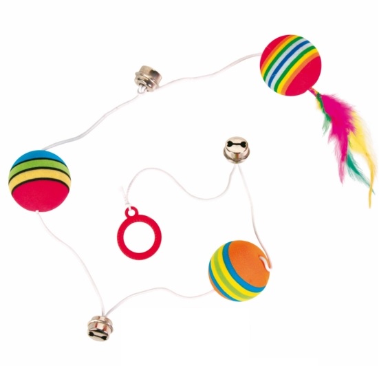 Trixie Regenboog bal elastisch 80 cm