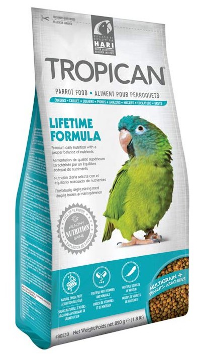 Tropican Papegaaienvoer 820 GR