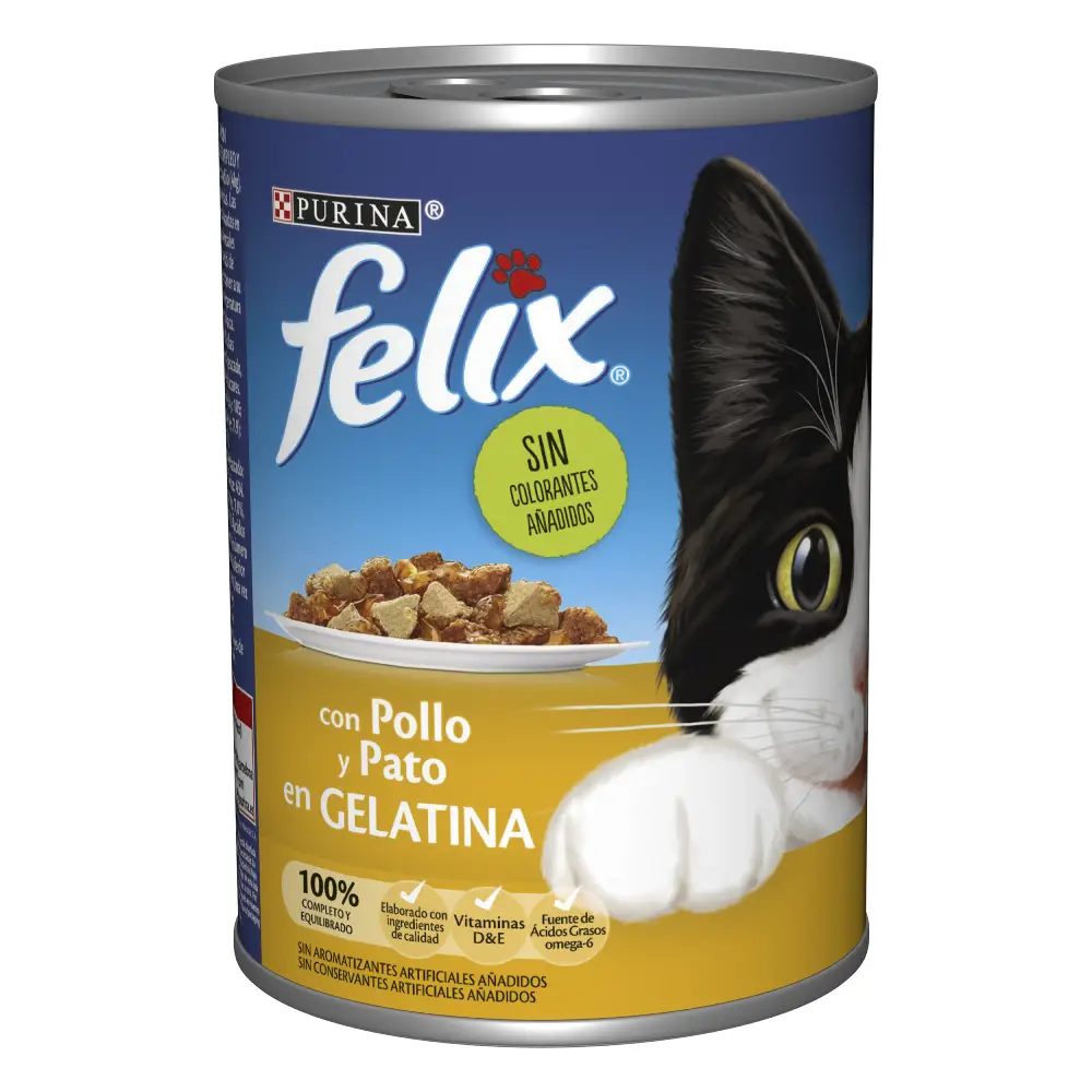 12x Purina Felix Felix Gt Kip / Eend 400gr 400 GR