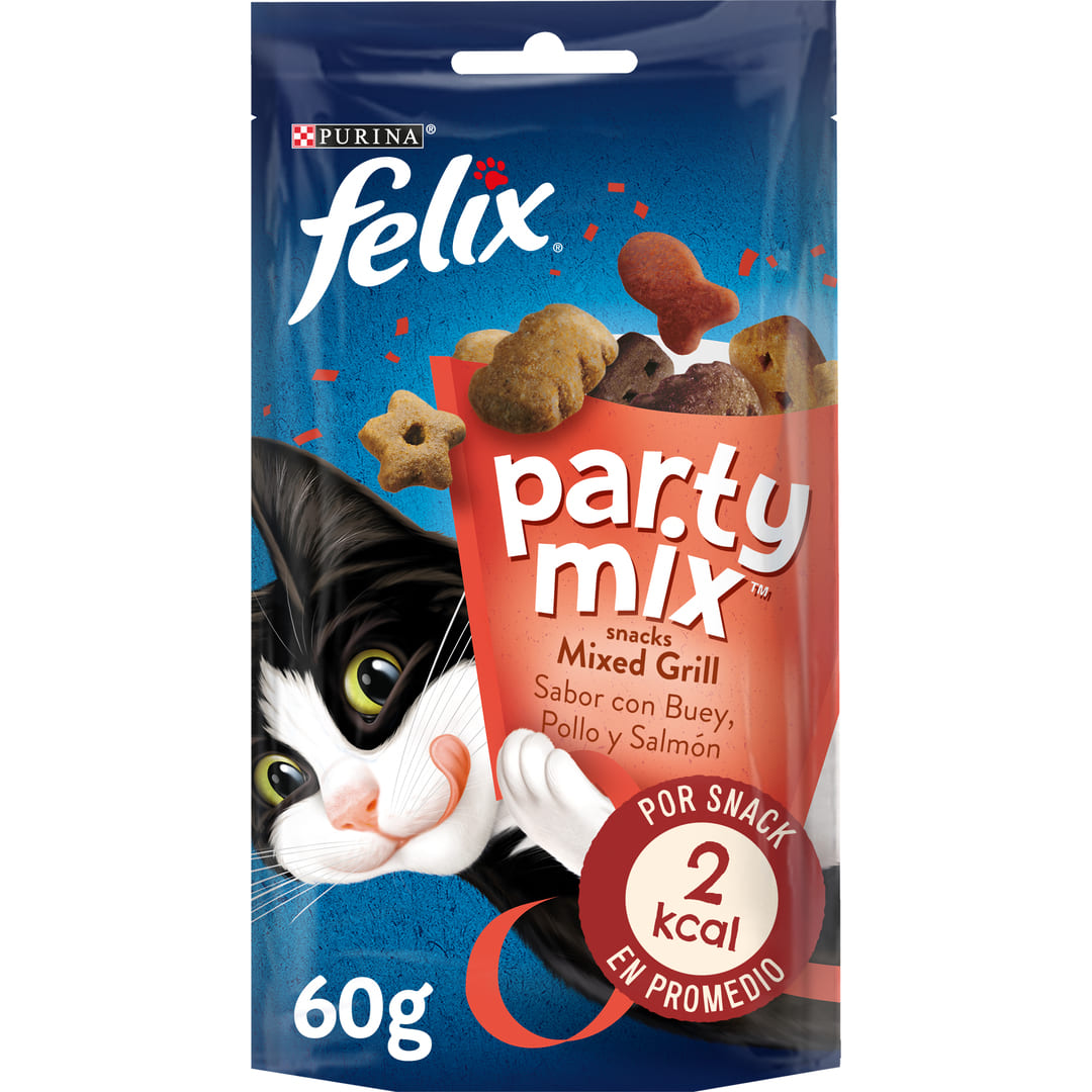 Purina Felix Snack Party Mix Mixed Grill 60 GR