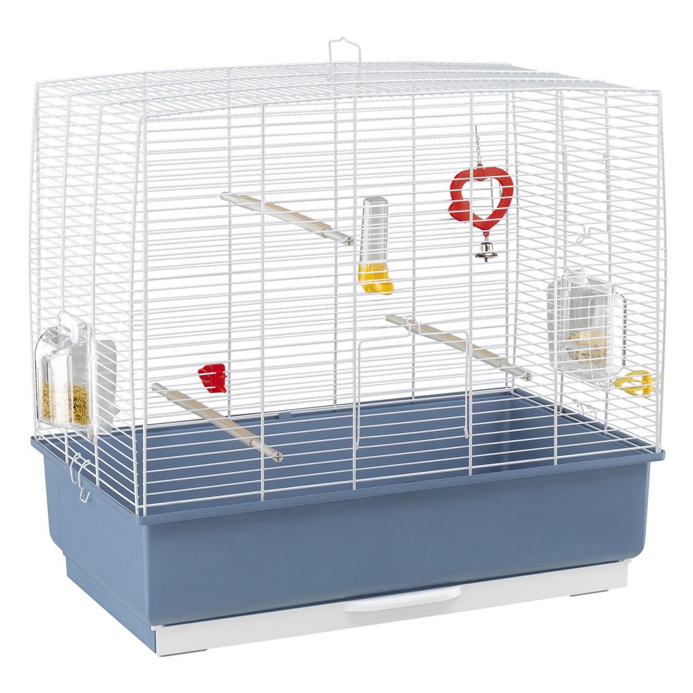 Ferplast Rekord Cage 4P (Blauw / Groen) 60x32,5x57,5 cm