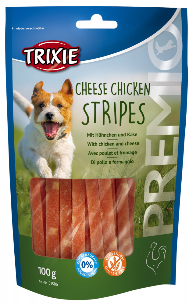 Trixie Hondensnacks reepje kip en kaas 100 gr