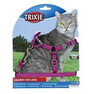 Trixie Kattentuig + loopband, nylon 37 cm