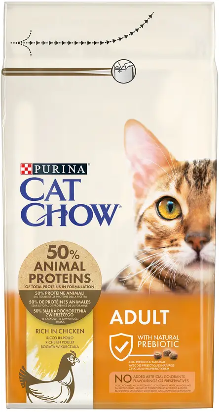 Cat Chow Kattenvoer Adult kip en kalkoen 1,5 Kg