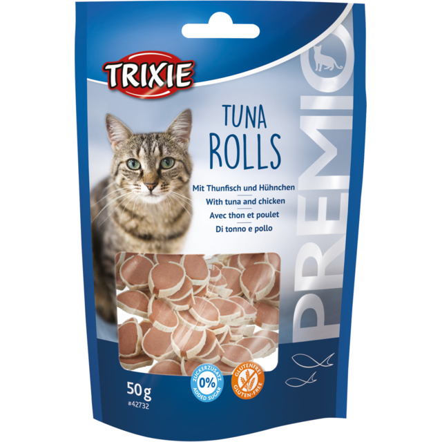 Trixie Kattensnacks tonijn Rolls 50 GR