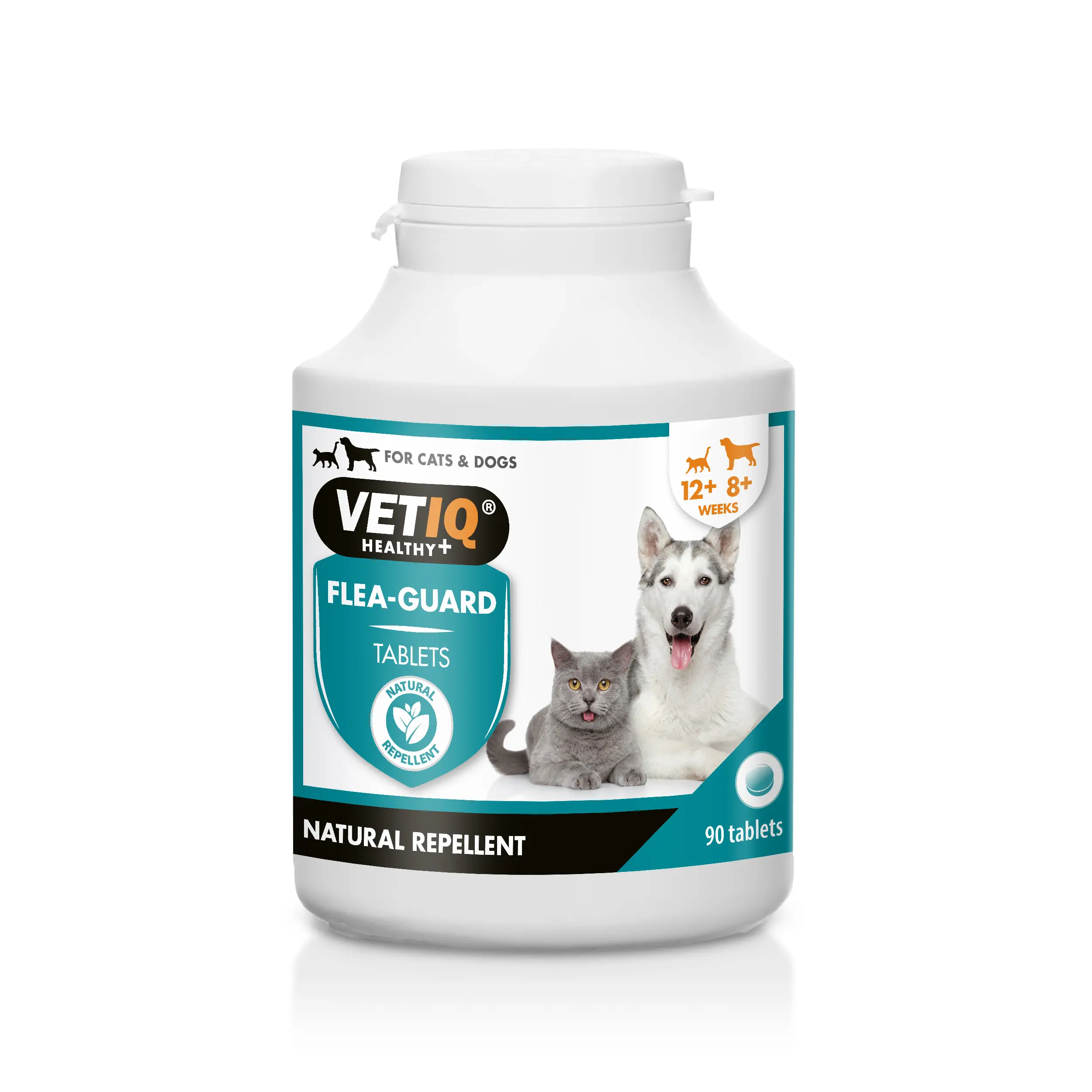 Mark & Chappell Flea Guard natuurlijke antiparasiet tegen vlooien en teken 90 Tabletten