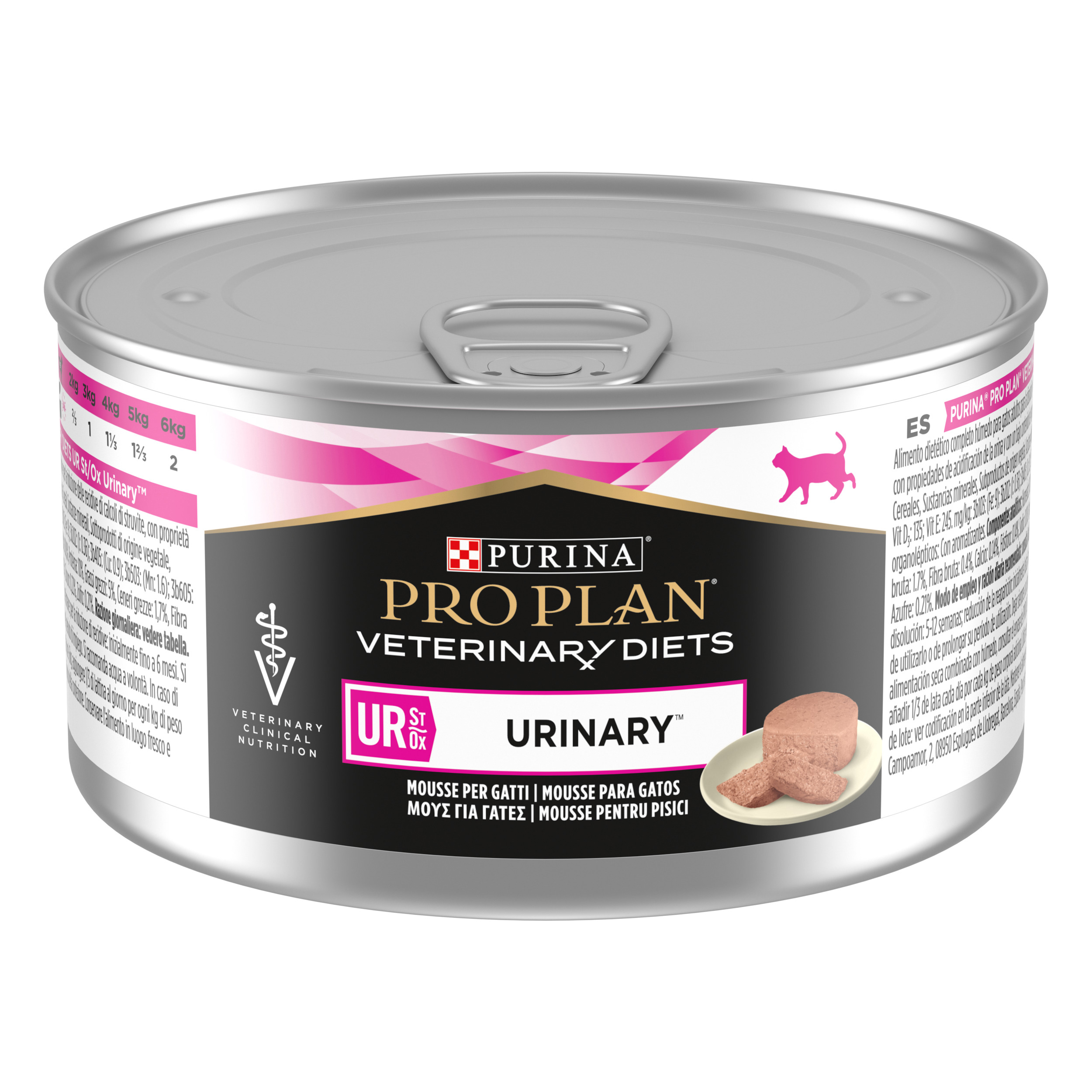 24x Pro Plan Veterinary Diets Natvoer UR Urinary Feline 195 GR