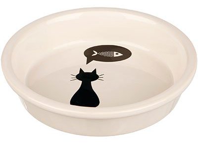 Trixie Keramische katten voerbak wit 0,25 L