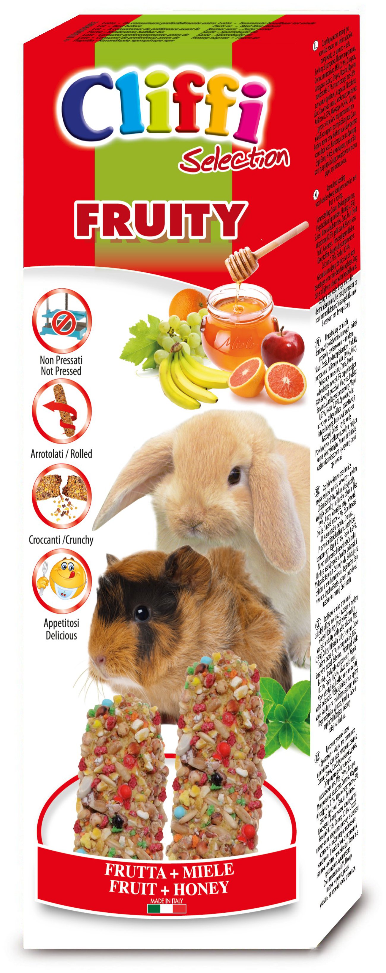 Cliffi Cavia Repen met Honing 2 Stuks / 110Gr. Cliffi 110 GR