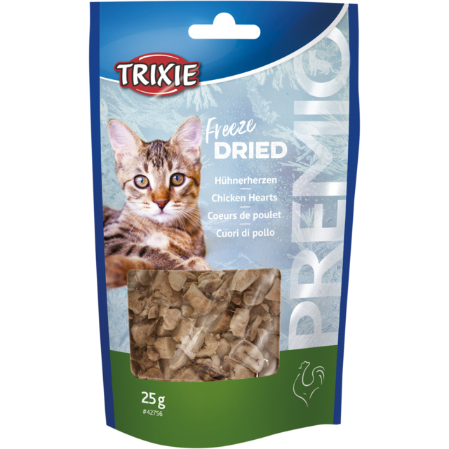 Trixie Gevriesdroogde Kippenhartjes, 25 G 25 GR