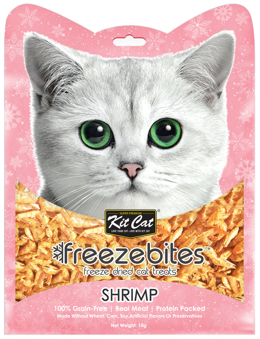 Kit Cat Garnalen freezebites 10 GR