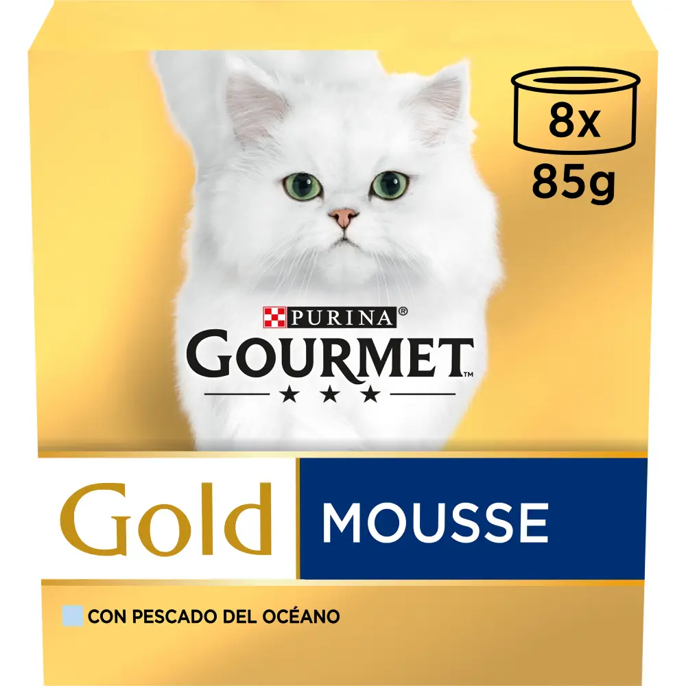 Gourmet Natvoer Mousse Oceaan Vissen 12x85 gr