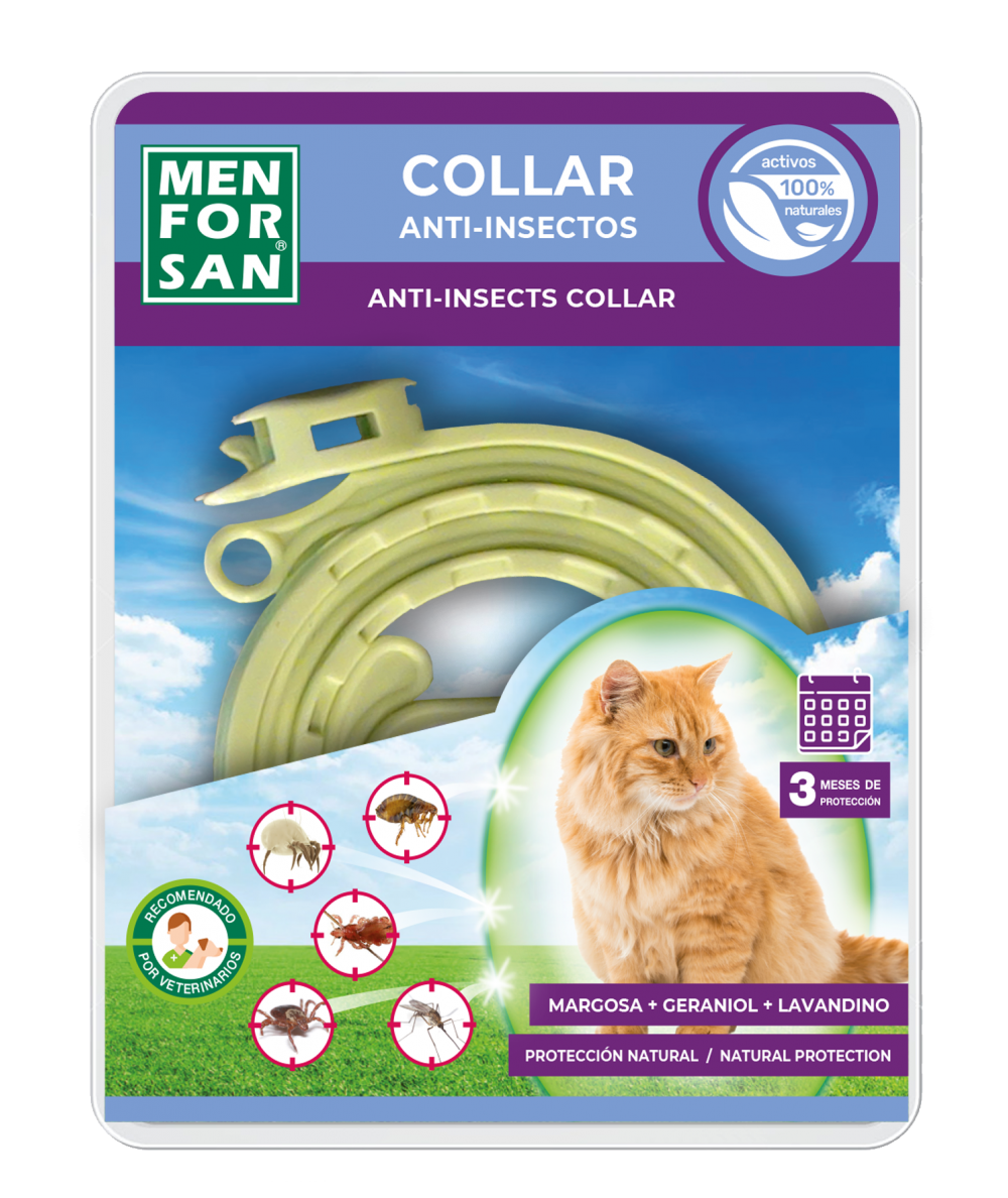 Men For San Natuurlijke afweerhalsband voor katten 33 cm