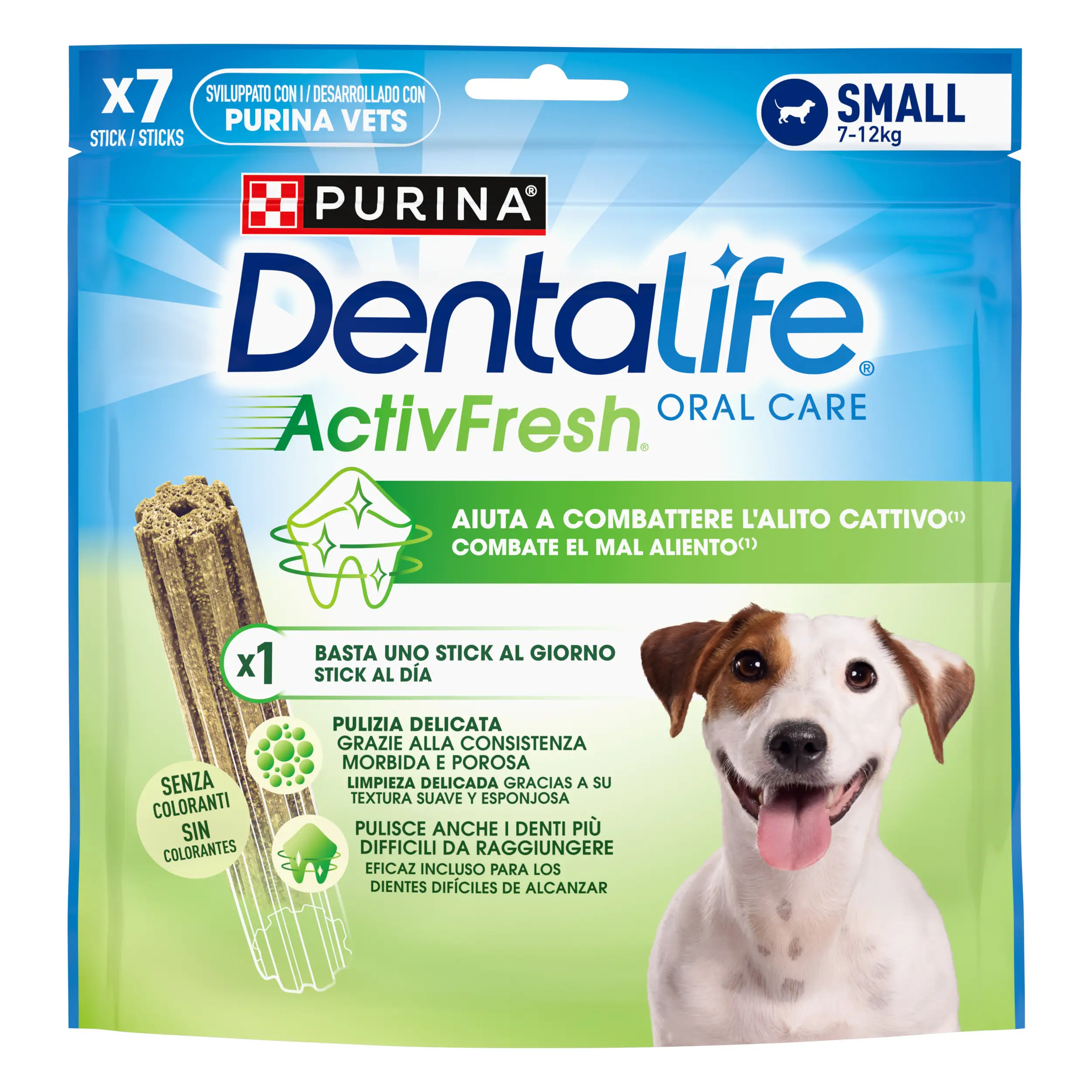 Dentalife Activfresh sticks voor honden met spirulina en honing L