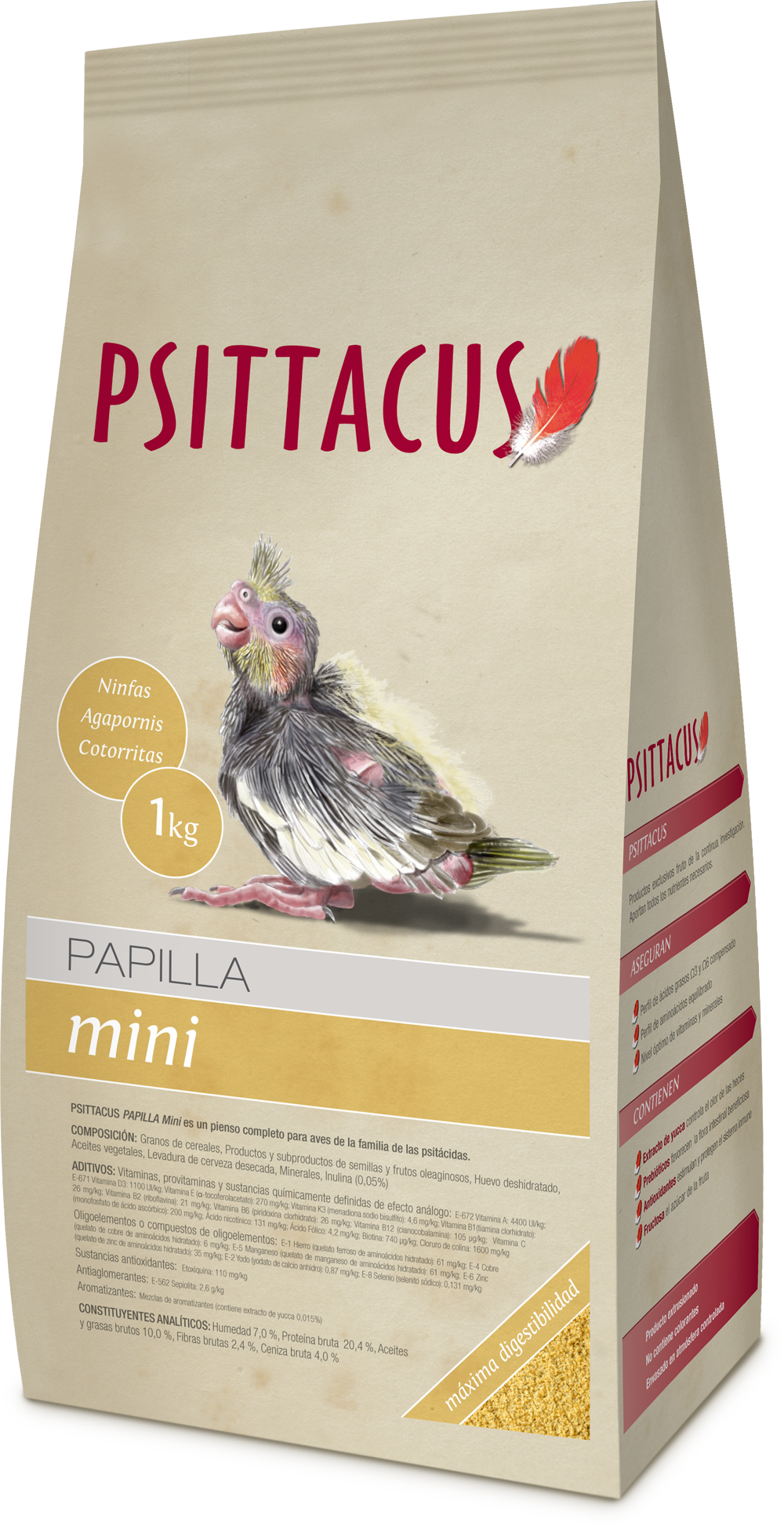 Psittacus Bouillie Mini 1 Kg