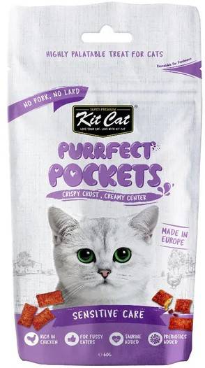 Kit Cat Purrfect Pockets Sensitive Care 60 GR
