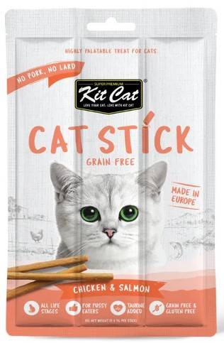 Kit Cat Kip- en zalmstick voor katten 15 GR