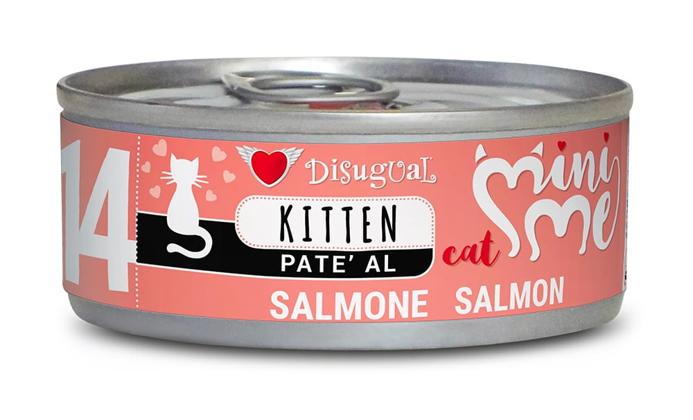 Disugual Natvoer voor kittens – zalmpaté 85 gr