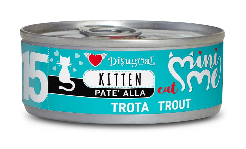 Disugual Natvoer voor kittens – forelpaté 85 gr
