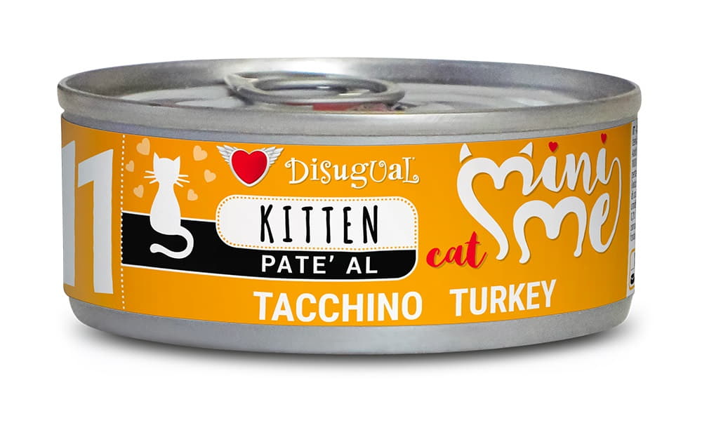 Disugual Natvoer voor kittens: kalkoenpaté 85 gr