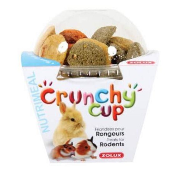 Zolux Knapperige Nature-snacks met wortel en luzerne voor knaagdieren 200 GR