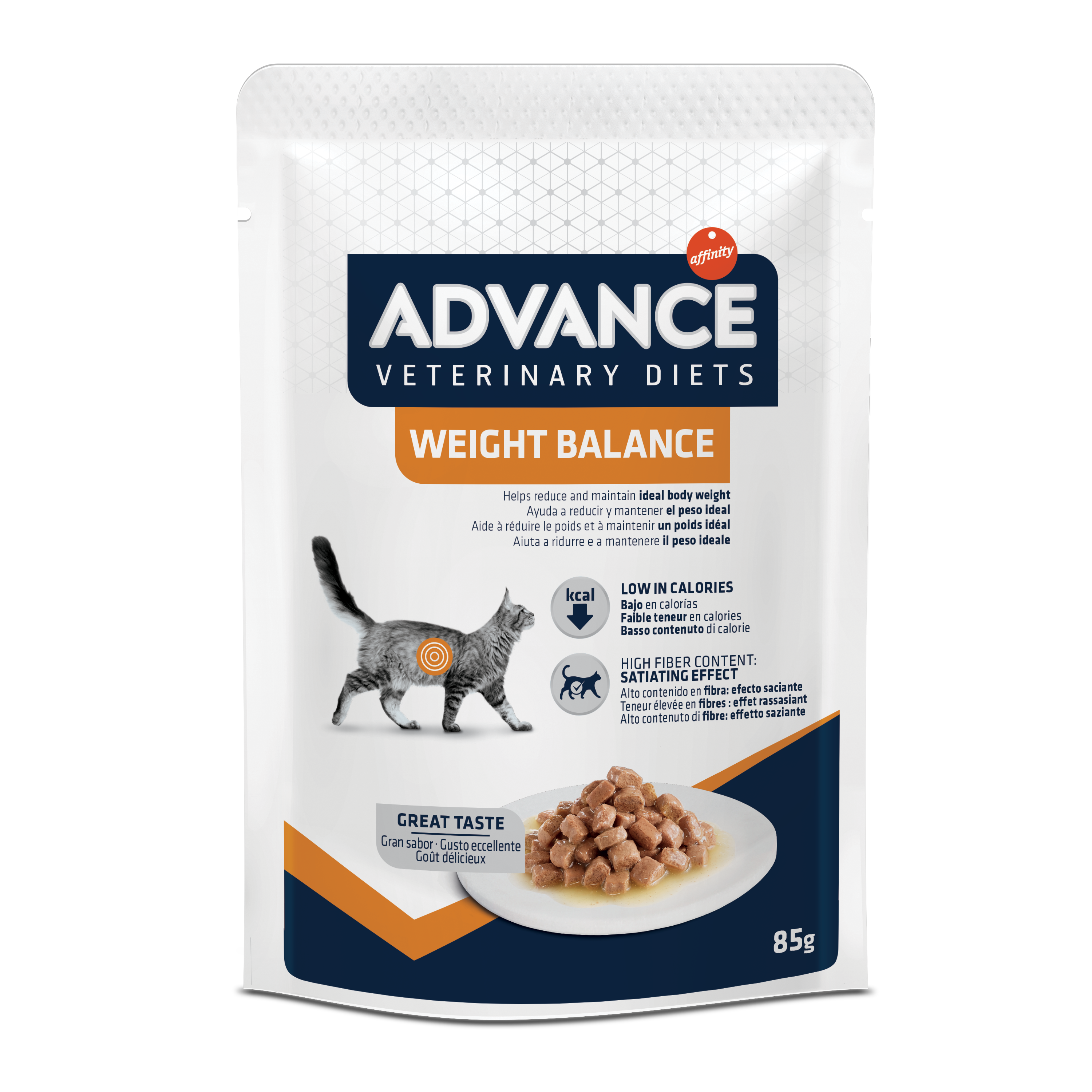 Advance Veterinary Diets Weight Balance natvoer voor katten 85 gr