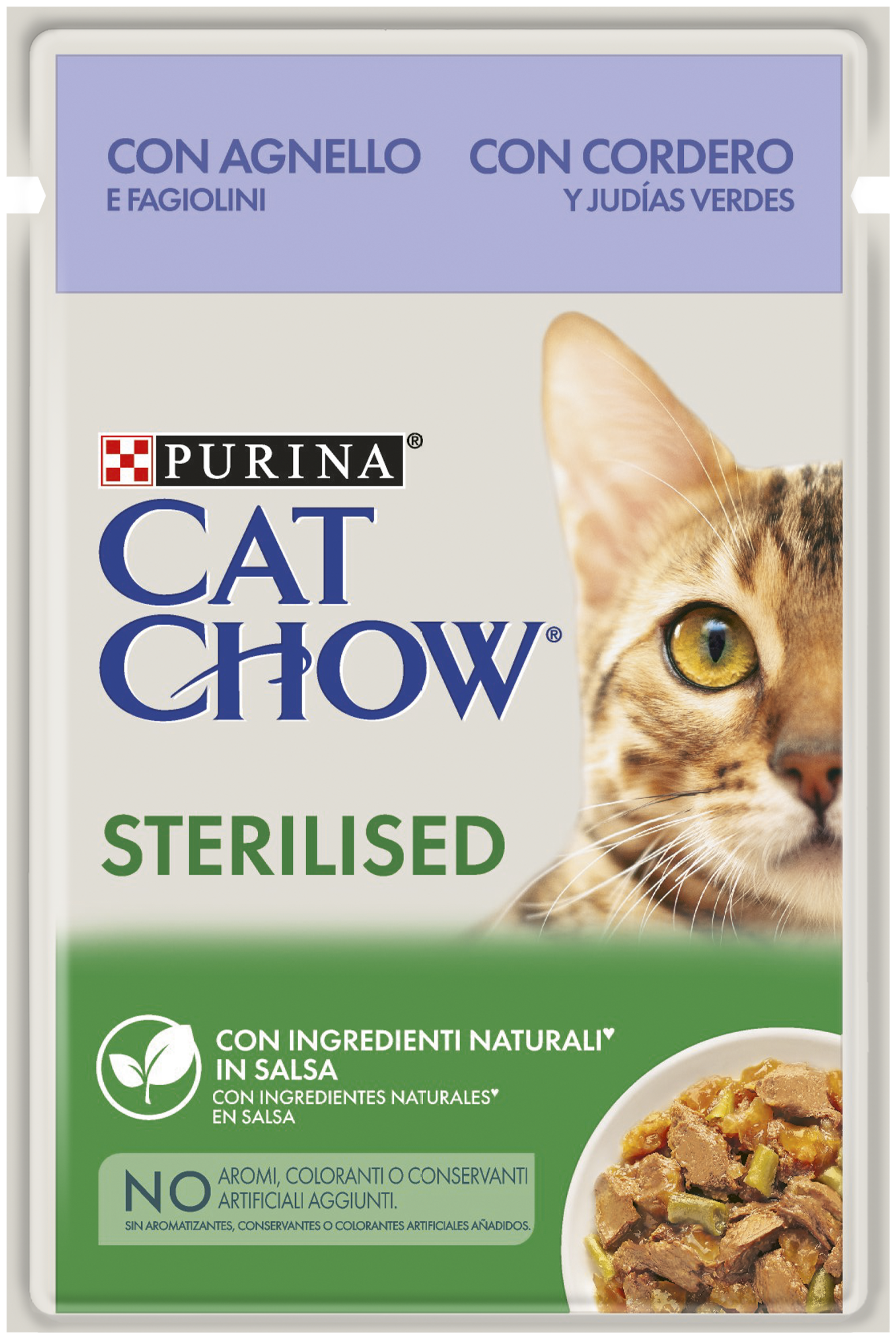 Cat Chow Natvoer met lam voor gesteriliseerde katten 85 gr