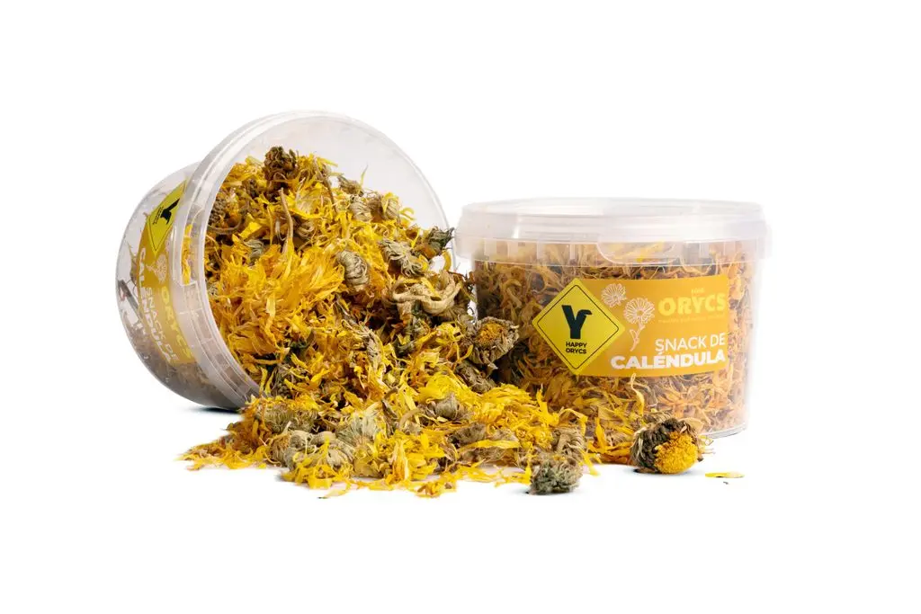 Miniorycs Goudsbloemsnack voor konijnen en knaagdieren 50 GR