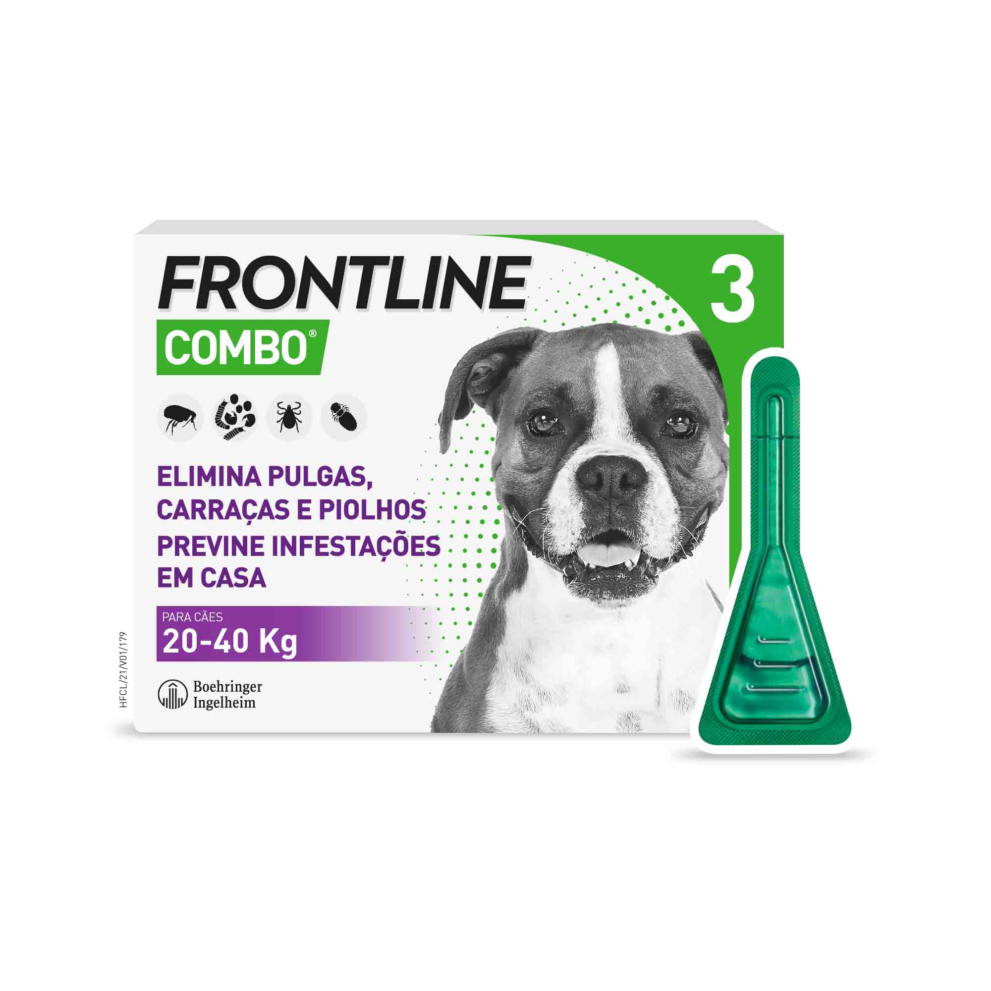 Frontline Combo spot-onpipetten voor honden van 20-40 kg 6 Pipetten