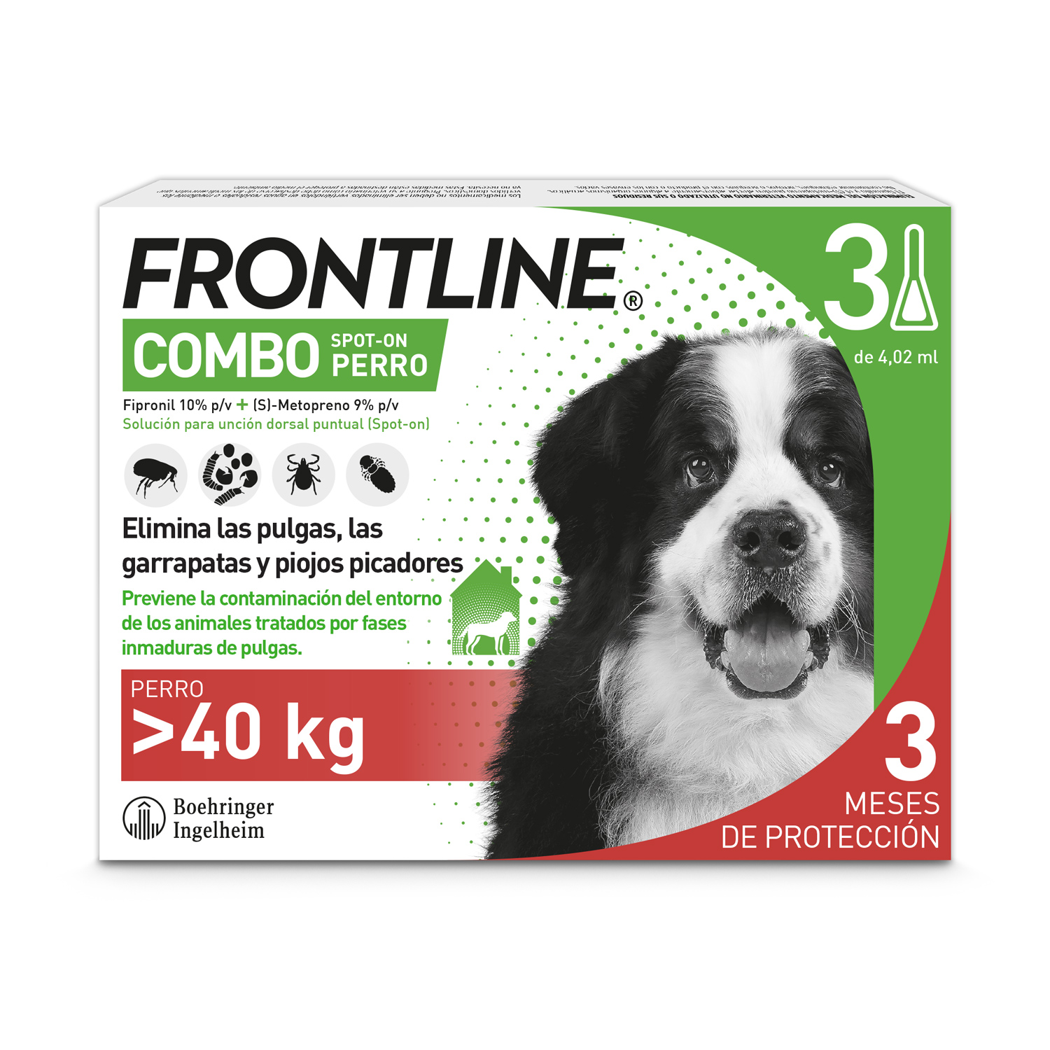 Frontline Combo spot-onpipetten voor honden van 40-60 kg 3 Pipetten