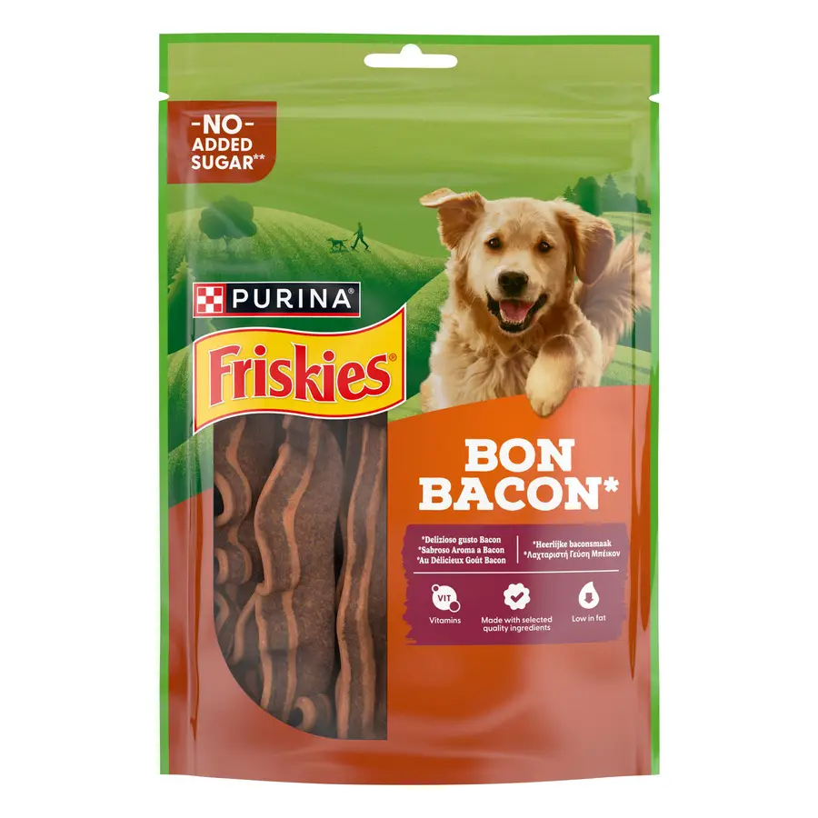 Purina Friskies Maxipack Bon Bacon snacks voor honden 345 gr