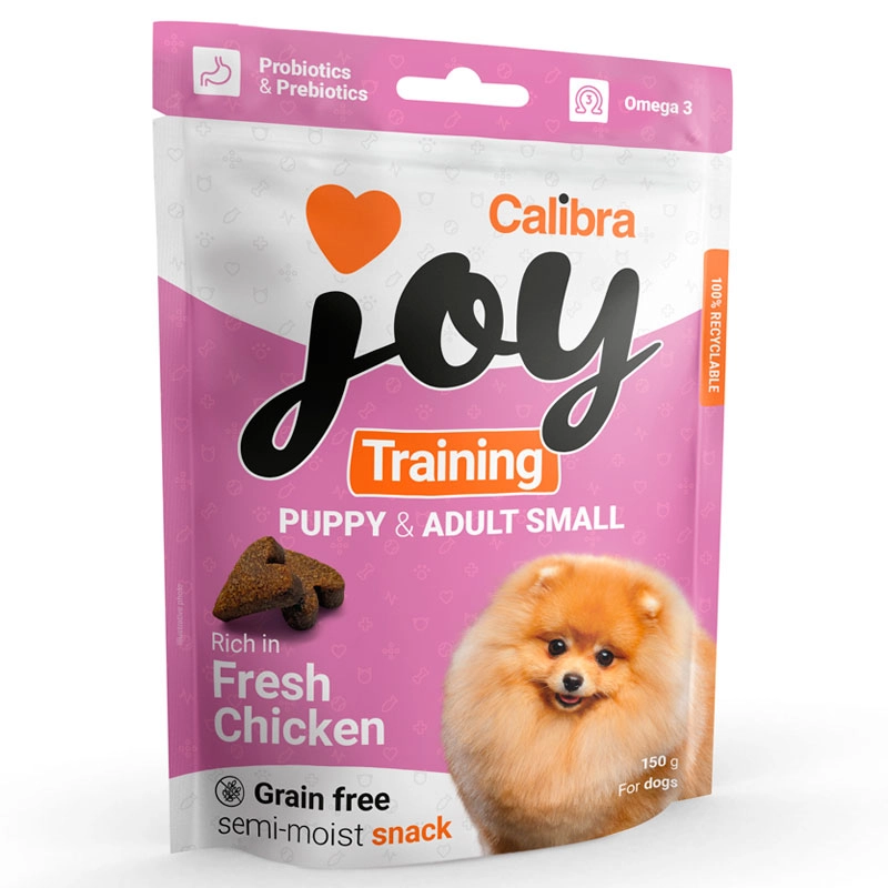 Calibra Joy Dog Puppy& Adult trainingssnacks met kip 150 GR