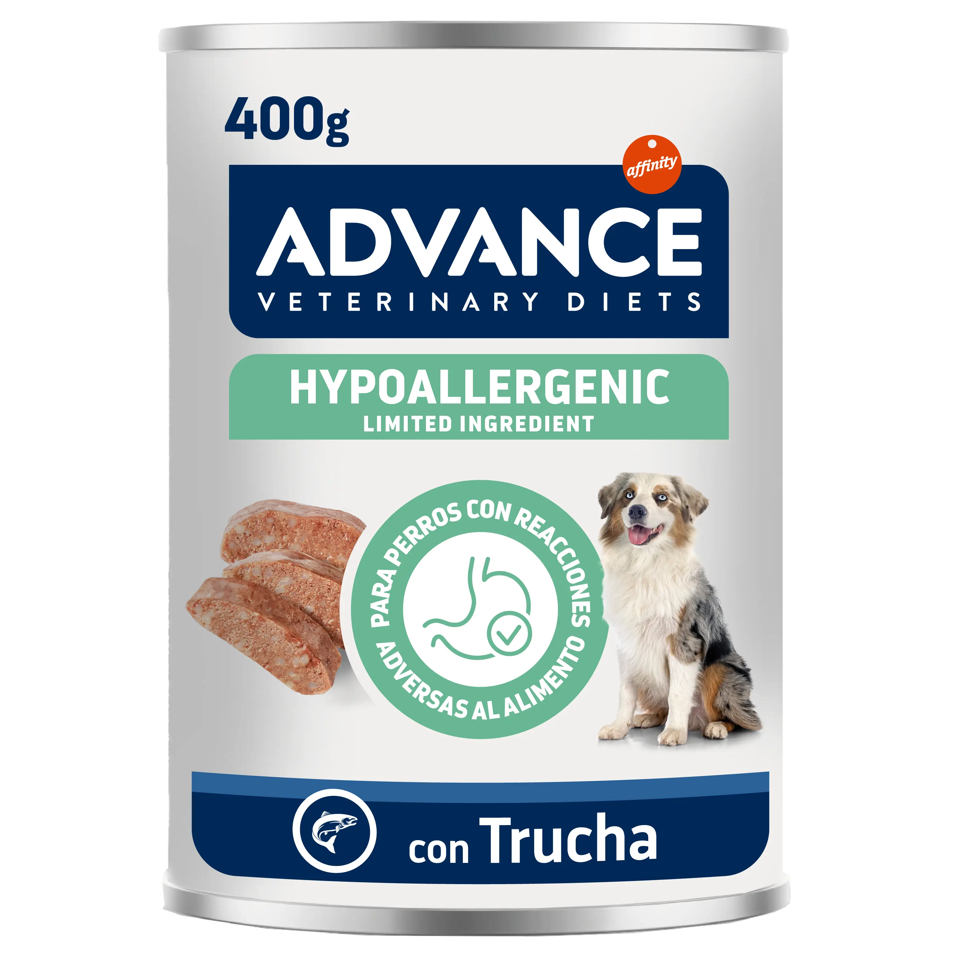 Advance Veterinary Diets Limited Ingredient natvoer met forel voor honden 400 GR
