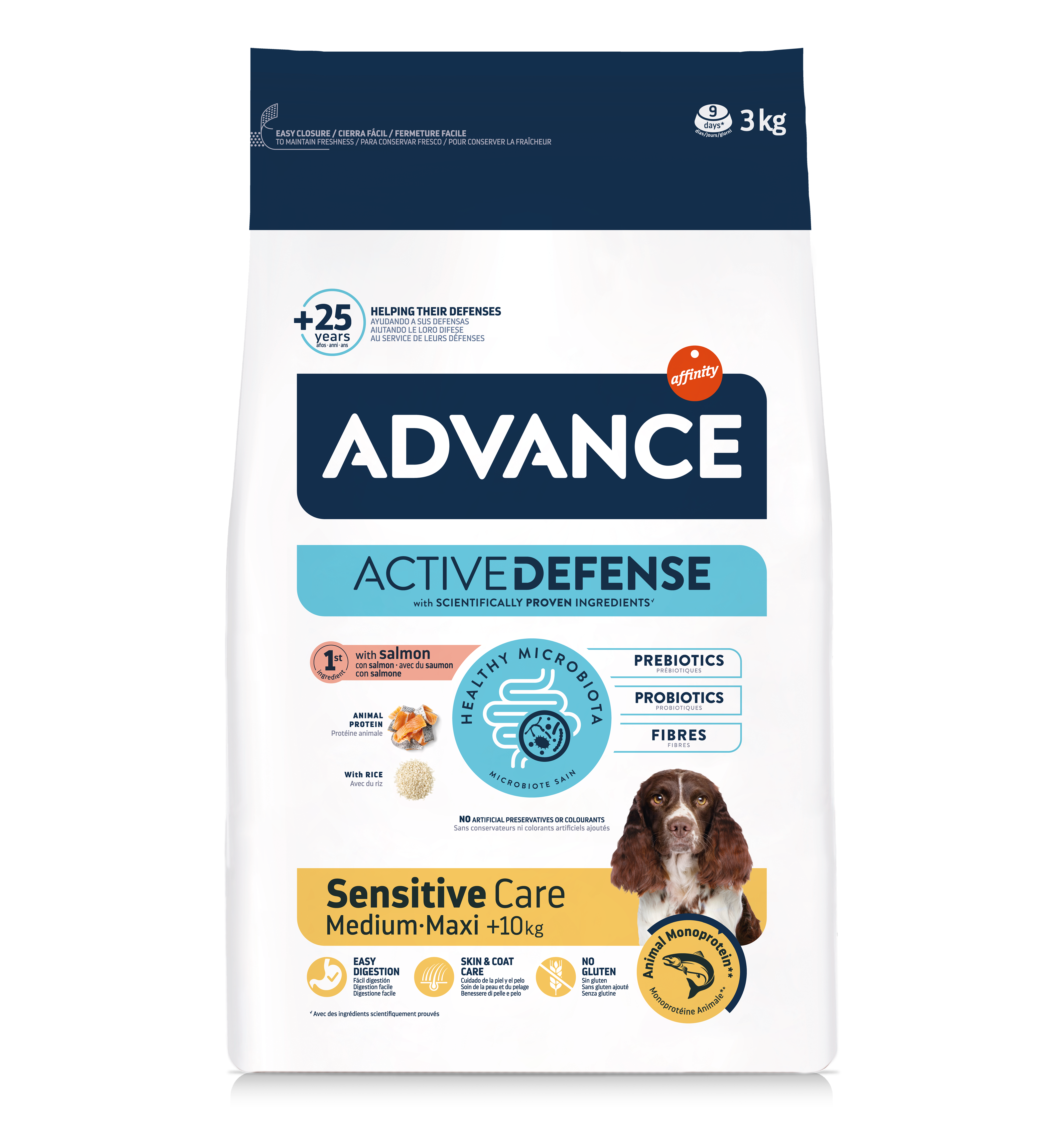 Advance Sensitive Medium Maxi hondenvoer met rijst en zalm 3 Kg