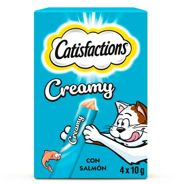Catisfactions Catisfaction Creamy Salmon voor katten 10 GR