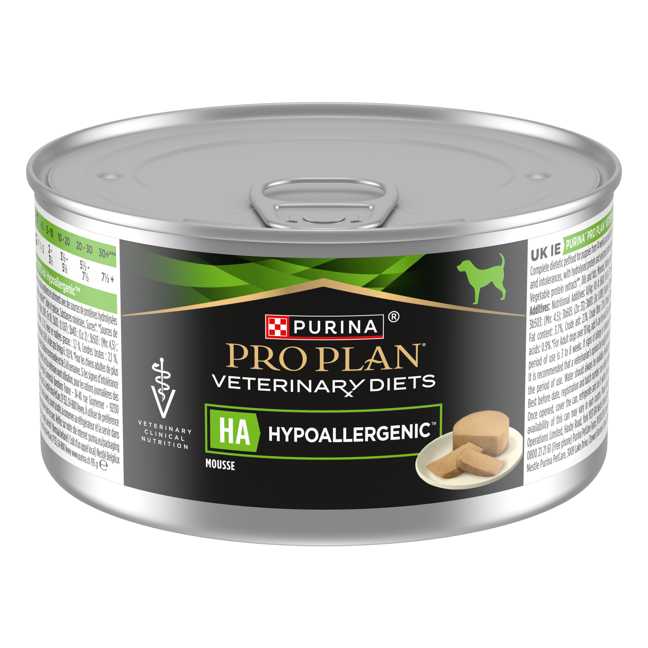 Pro Plan Veterinary Diets Canine HA hypoallergeen natvoer in moussevorm 195 gr