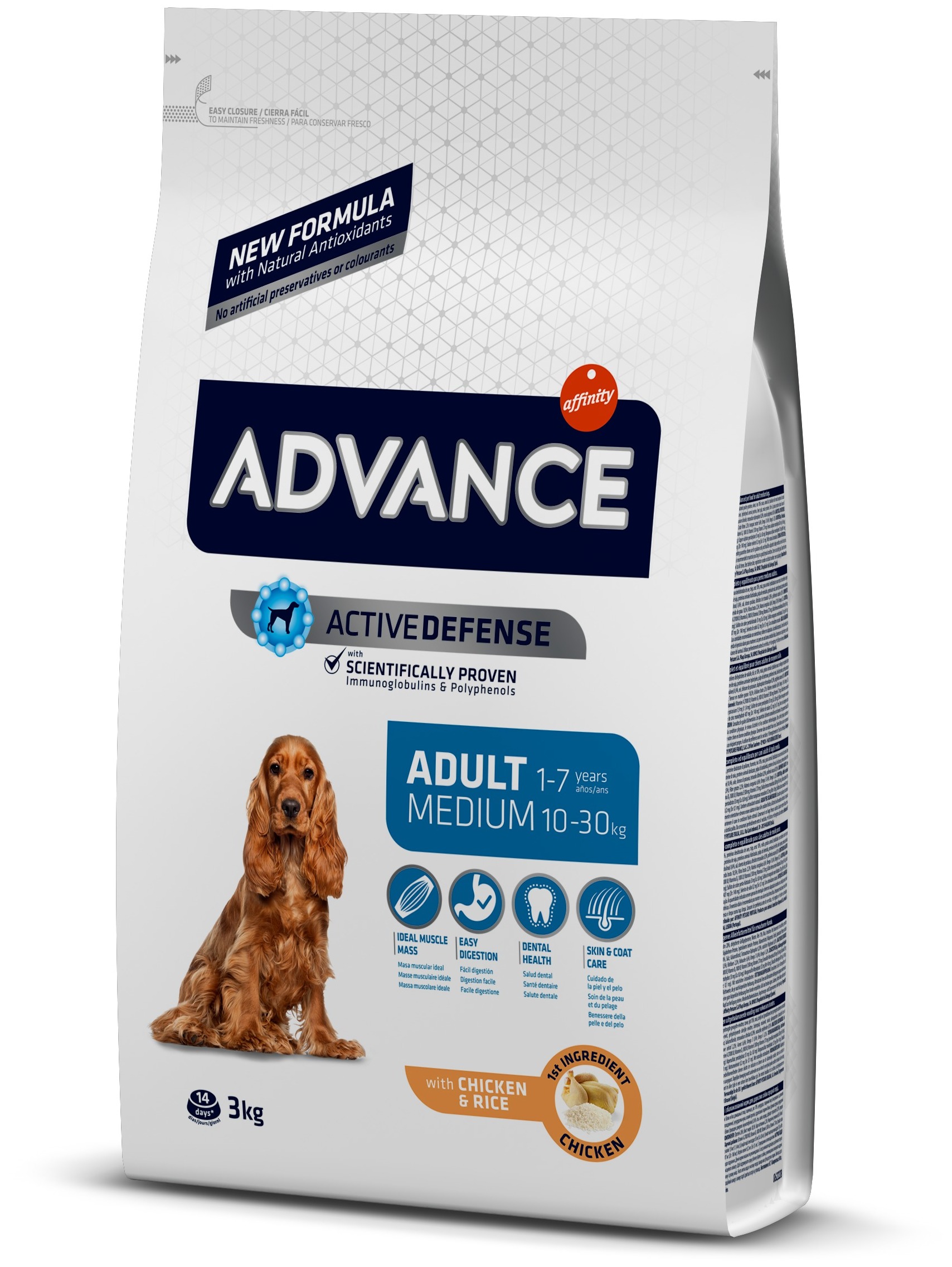Advance Puppy Medium para cachorros de razas medianas 3KG – The