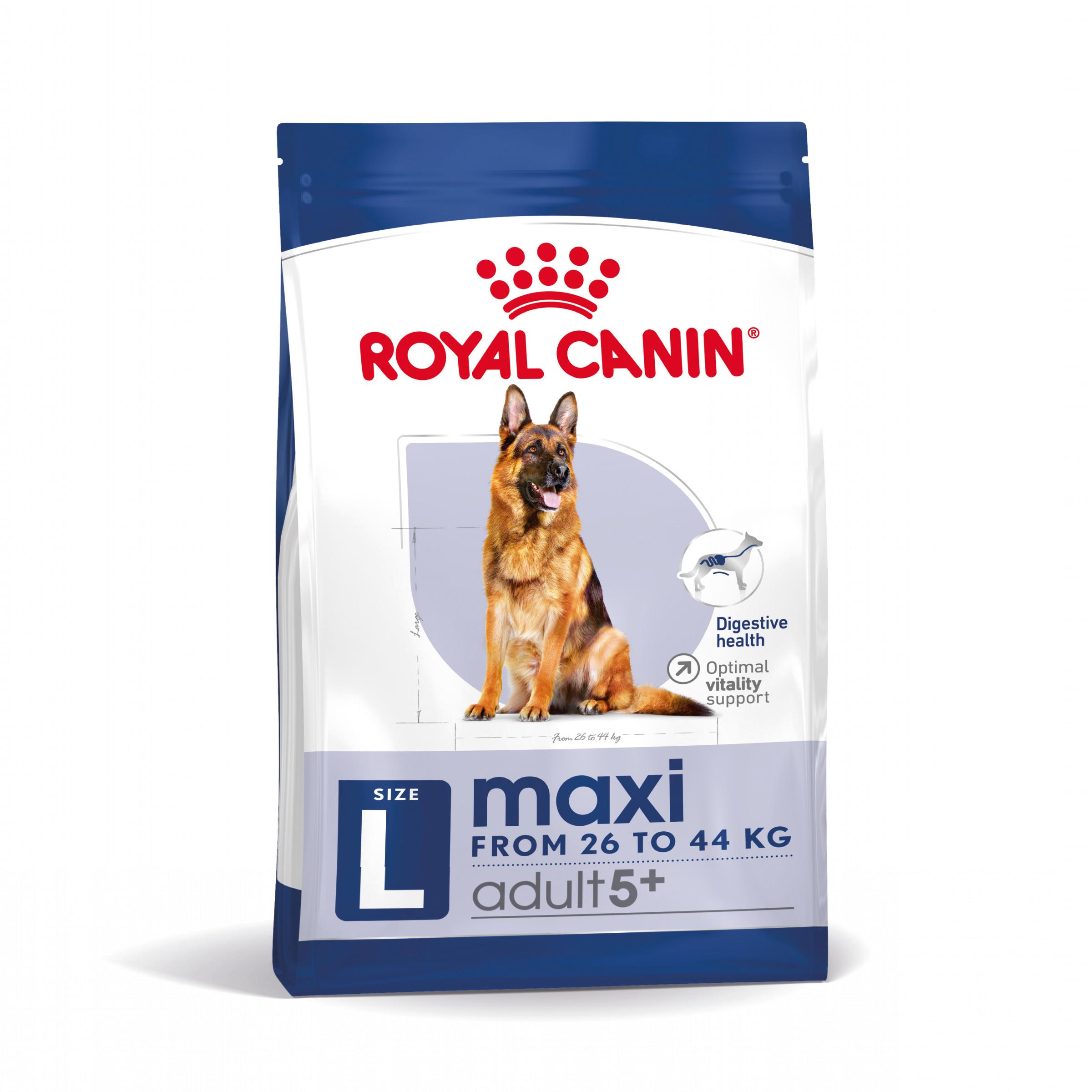 Miscota Royal Canin Cibo Secco per Cani Maxi Adult +5