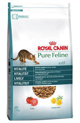 Royal Canin Cibo Secco per Gatti Pure Feline Numero 3 Vitalite