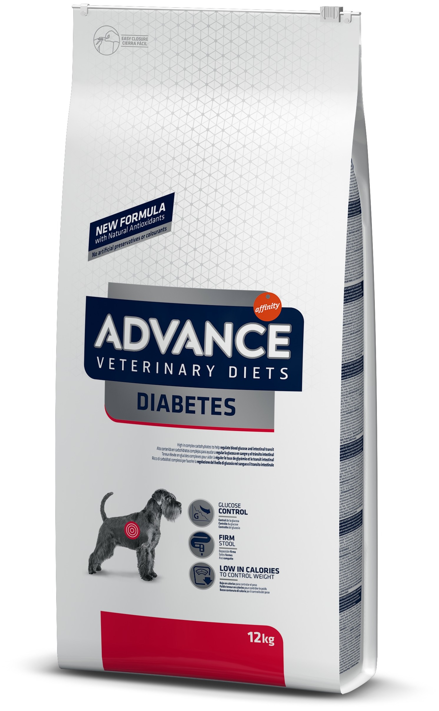 Miscota Advance Cibo Secco Veterinare Diet per Cani con Diabete e Colite