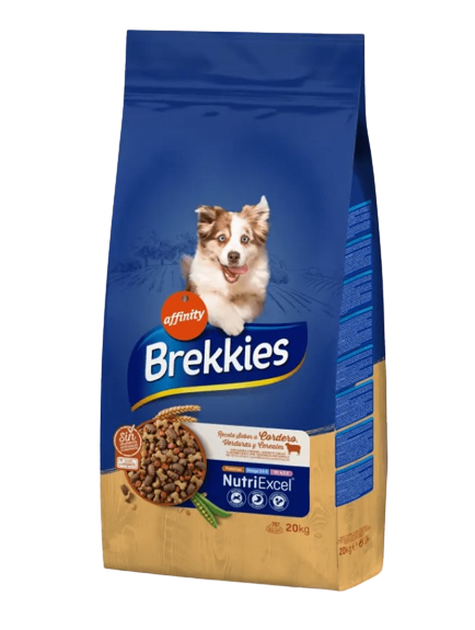 Miscota Brekkies Excel Excel Adult Dog Food con agnello verdure e cereali