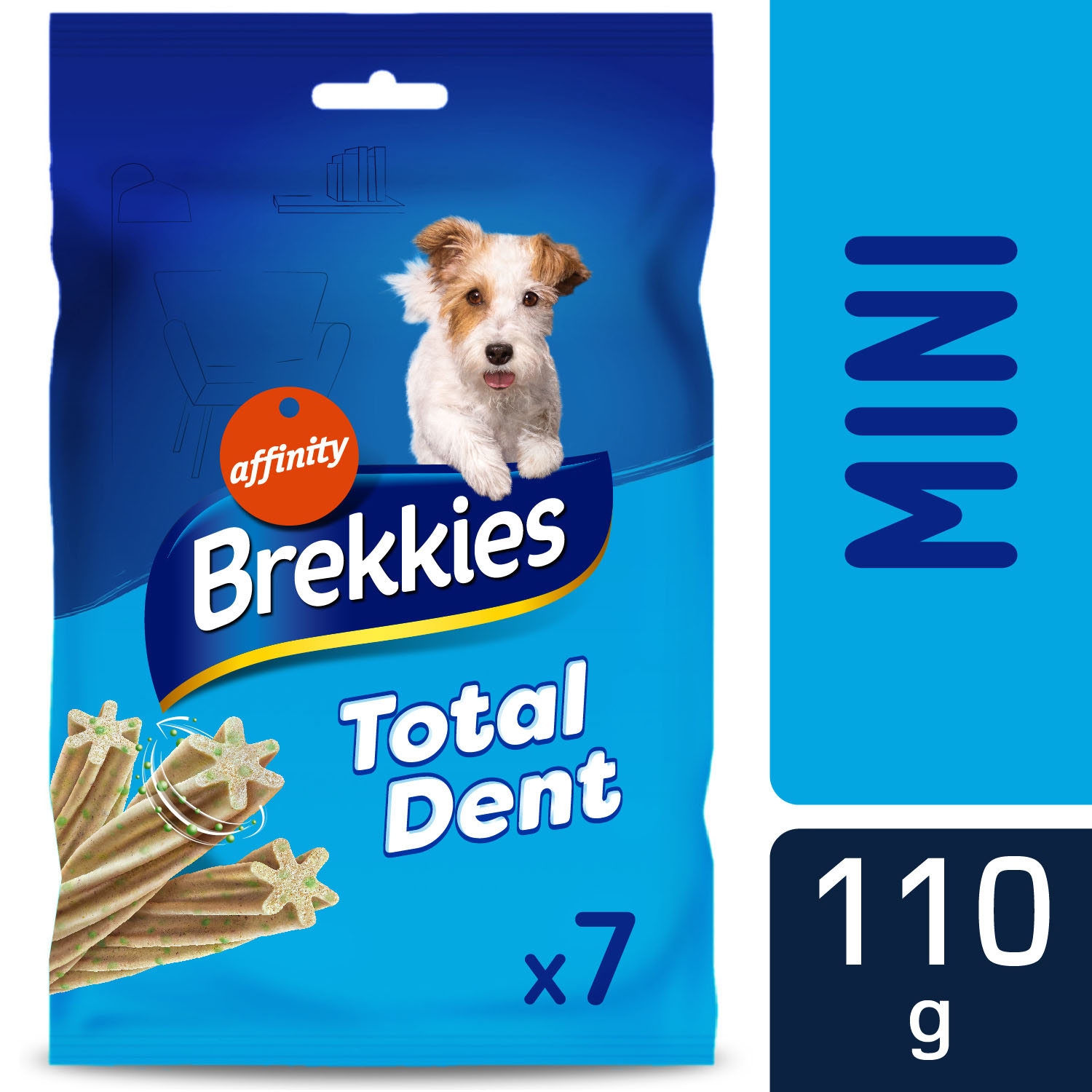 Brekkies Excel Snacks Dentales Total Dent Para Perros Mini - Miscota España