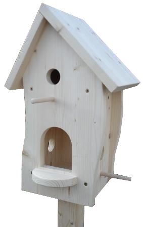 Birdhouse With Colorful Paintings
