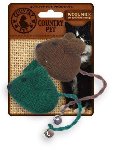 Wool Mouse (2Pack)