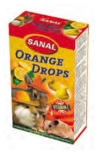 Orange Drops Snacks für Nagetiere