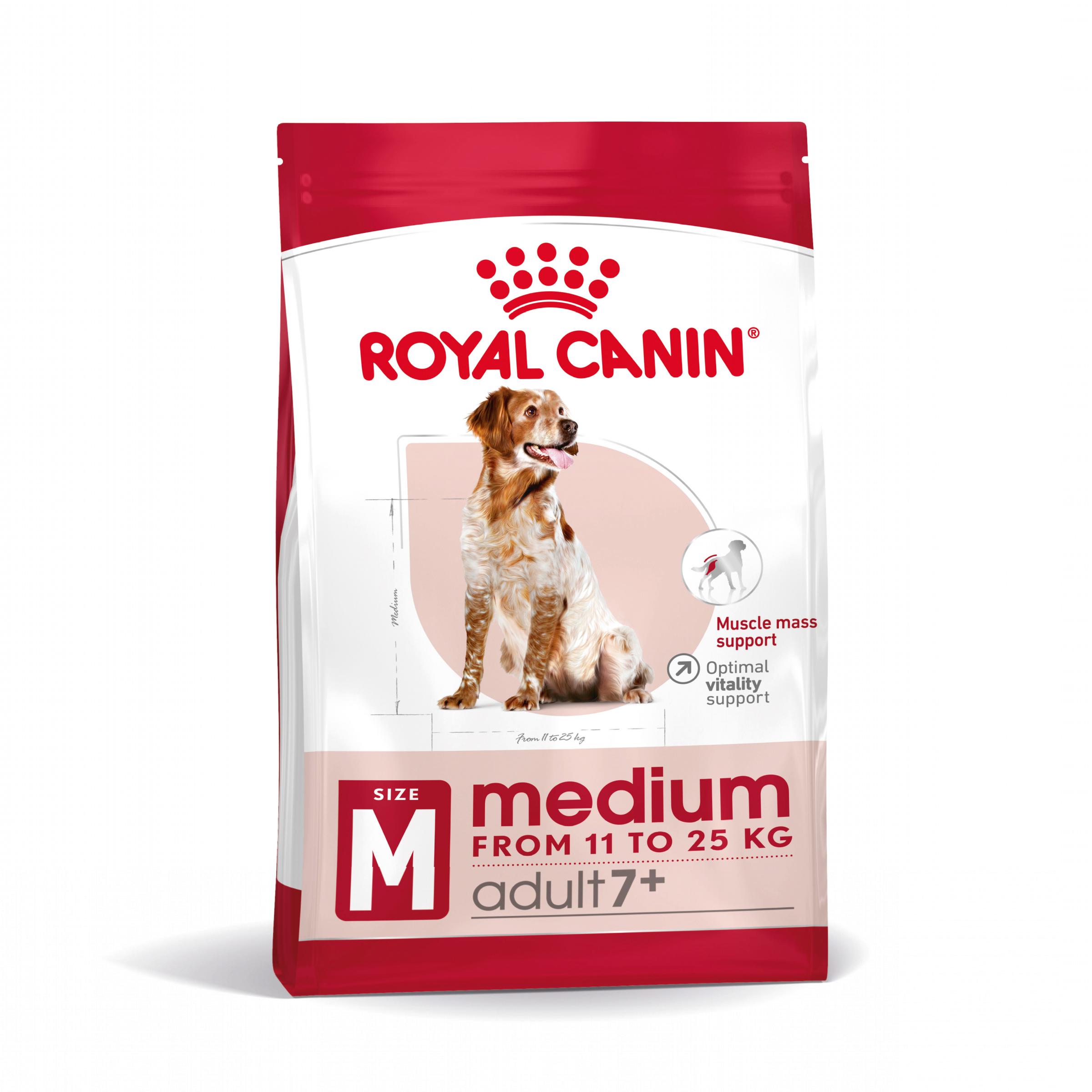 Miscota Royal Canin Cibo Secco per Cani Medium Adult +7