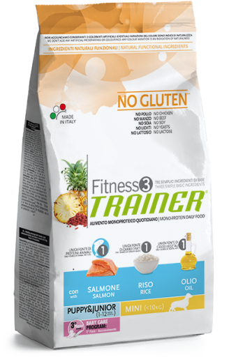 Trainer Fitness 3 Puppy&Junior Mini Saumon
