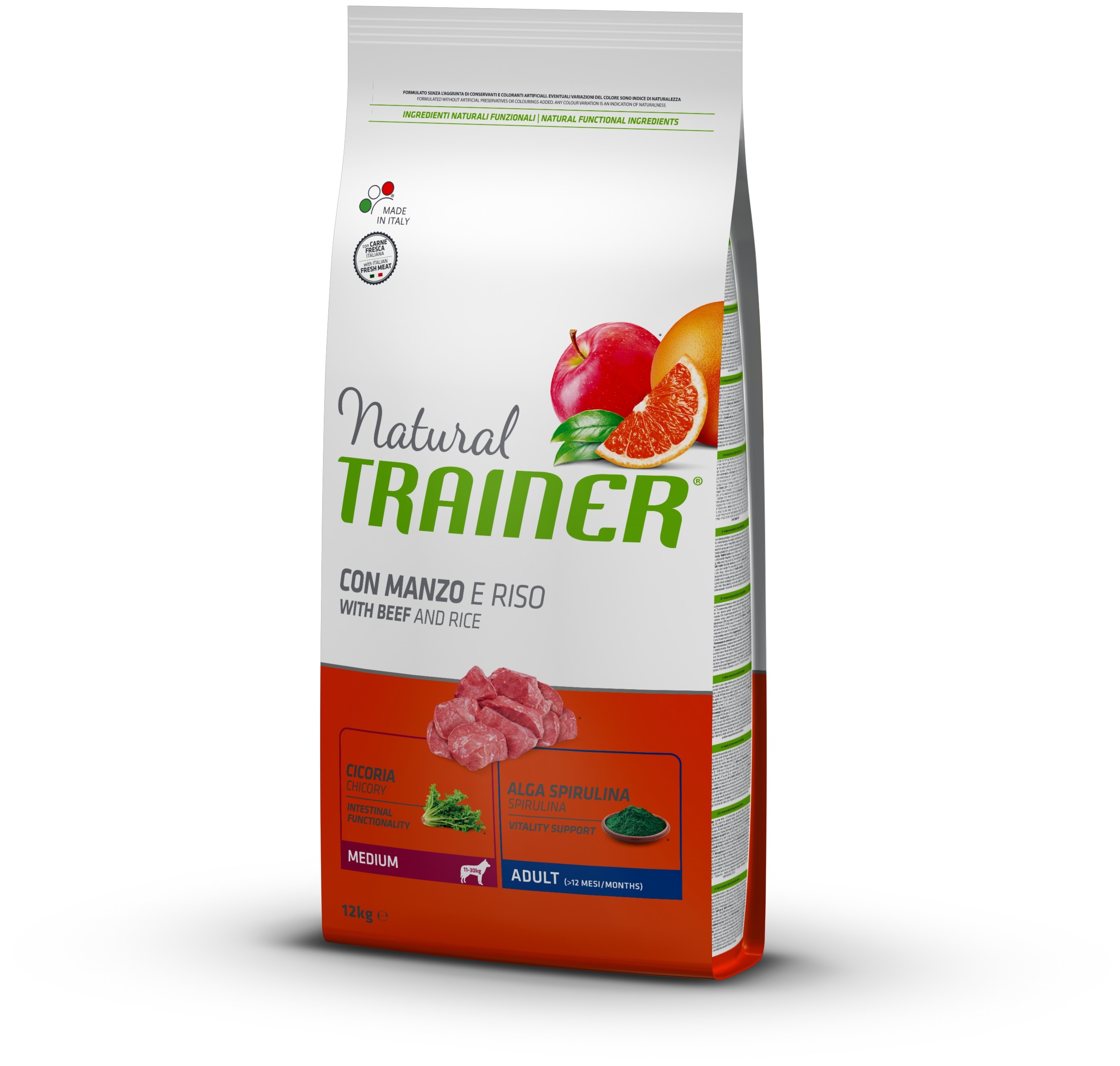 Miscota Trainer Cibo Secco Natural Adult Medium di Vitello