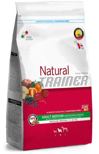 Trainer Nourriture Naturelle Adult Medium Veau